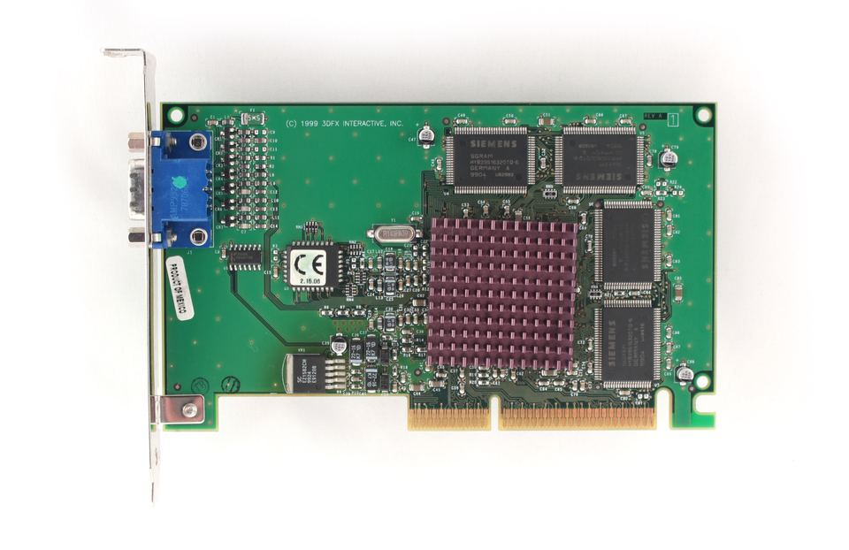 Representative 3dfx Velocity 100 board physical card, photographed from the front