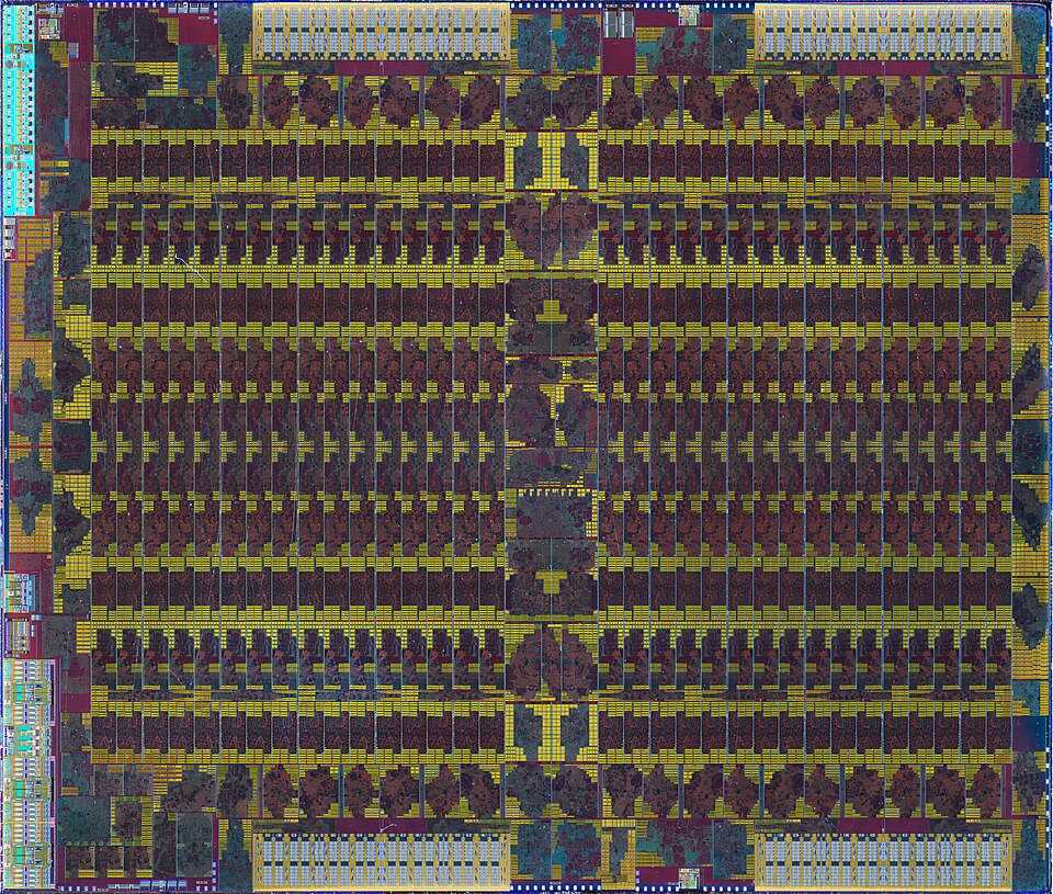 Representative Radeon R9 Nano Fiji chip photograph physical card, photographed from the front