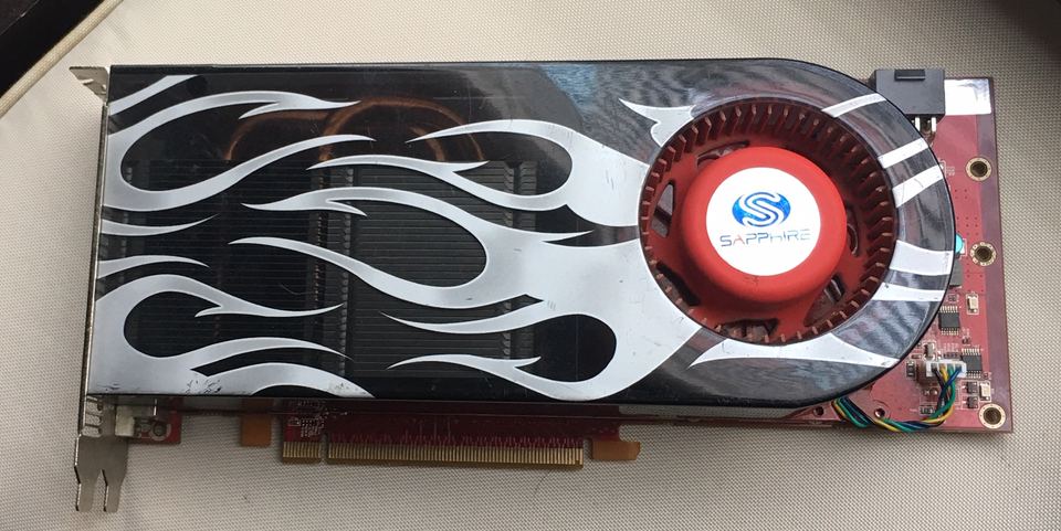Representative Radeon HD 2900 PRO PCIe board physical card, photographed from the front
