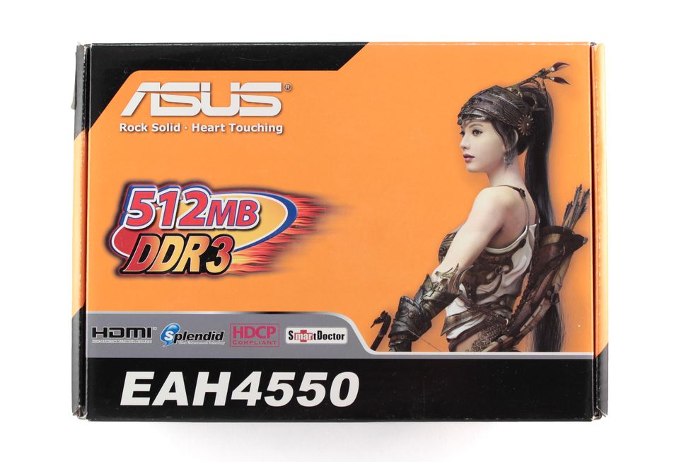 Box for ASUS EAH4550 Radeon HD 4550 board