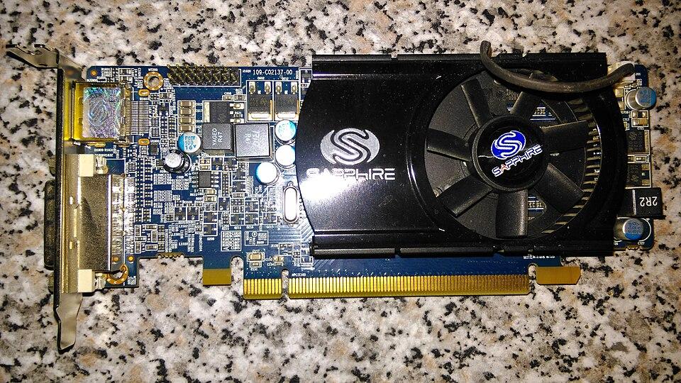 Front of Sapphire Radeon HD 5570 partner board