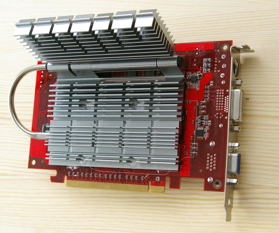 Representative ASUS EAX1300PRO Silent PCIe board physical card, photographed from the front