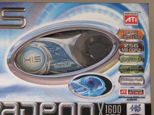 HIS ATI Radeon X1600 Pro IceQ retail box