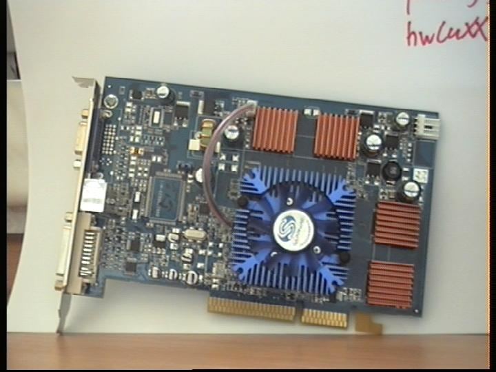 Front of an ATI Radeon X700 AGP board