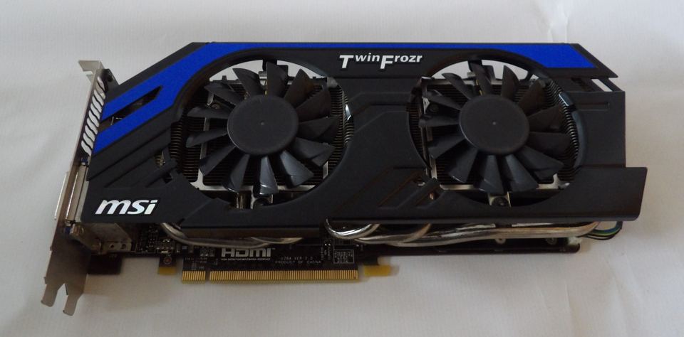 Representative MSI GeForce GTX 670 Power Edition OC board physical card, photographed from the front