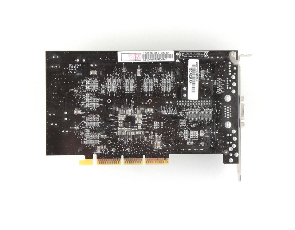 Rear view of nVidia GeForce 3 board