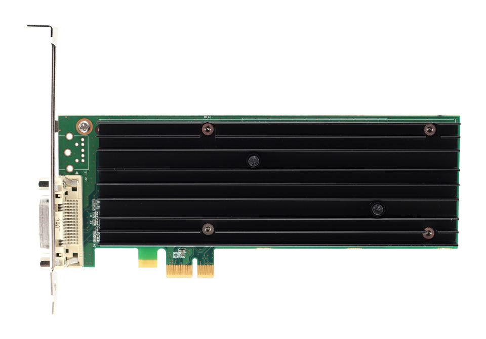 Representative nVidia Quadro NVS290 board physical card, photographed from the front