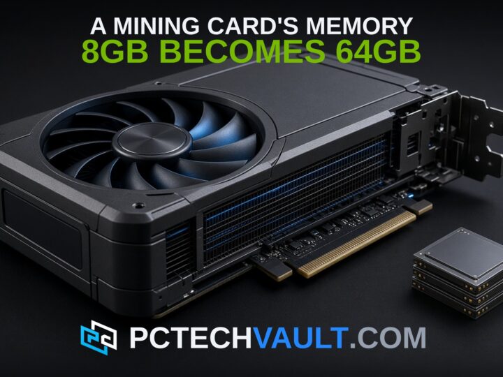 Photoreal cover for CMP 170HX memory unlock and Hydra RTX 50 ceiling