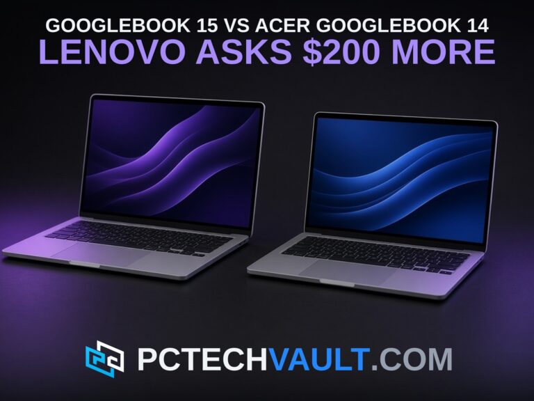Googlebook 15 Vs Acer Googlebook 14: Lenovo Asks $200 More