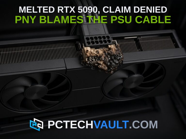 Melted Rtx 5090, Claim Denied: Pny Blames The Psu Cable