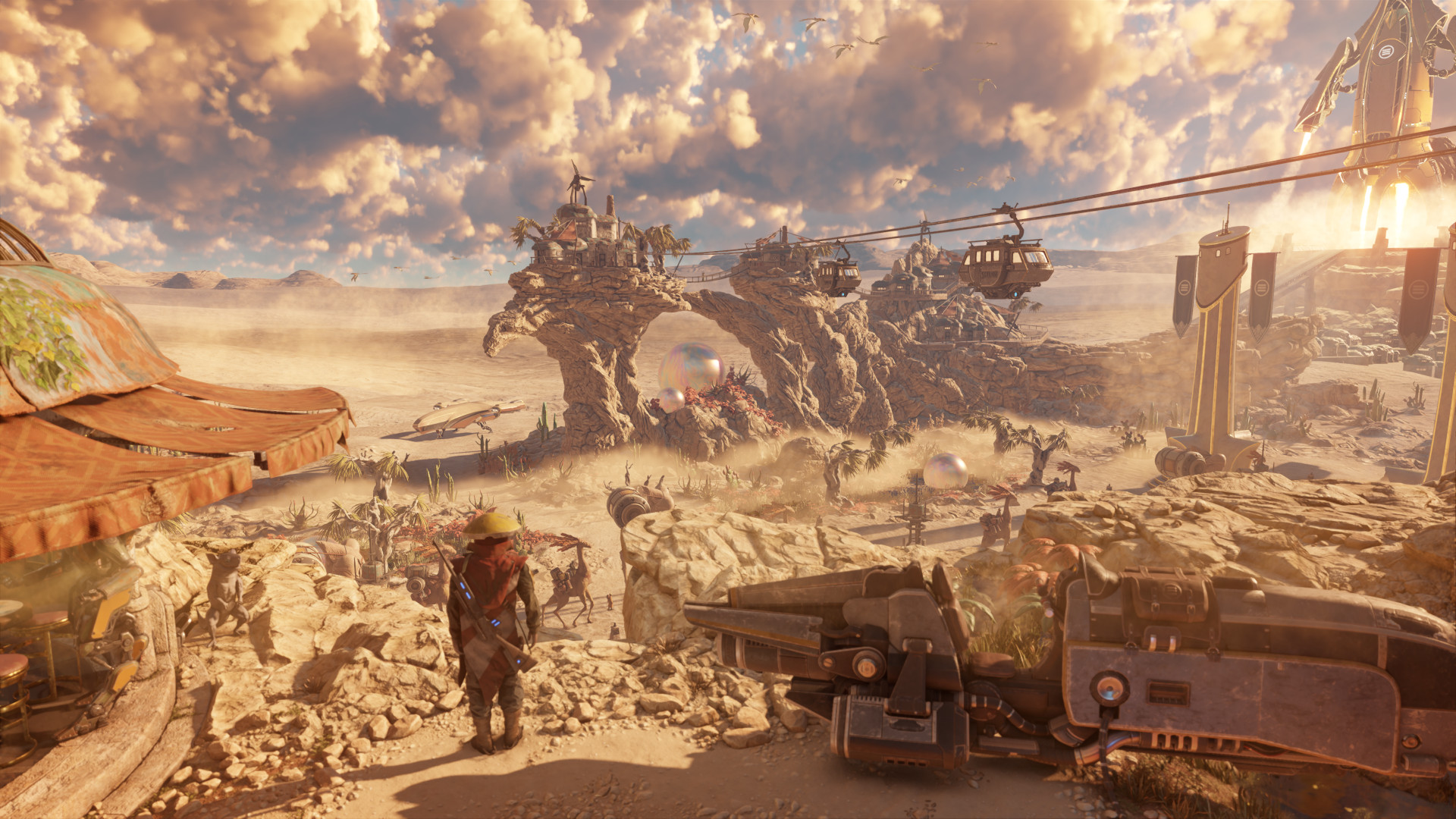 3DMark Steel Nomad, the desert ruins benchmark scene
