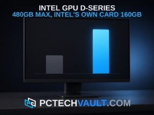 Intel GPU D-series: up to 480GB, Intel's own card holds 160GB
