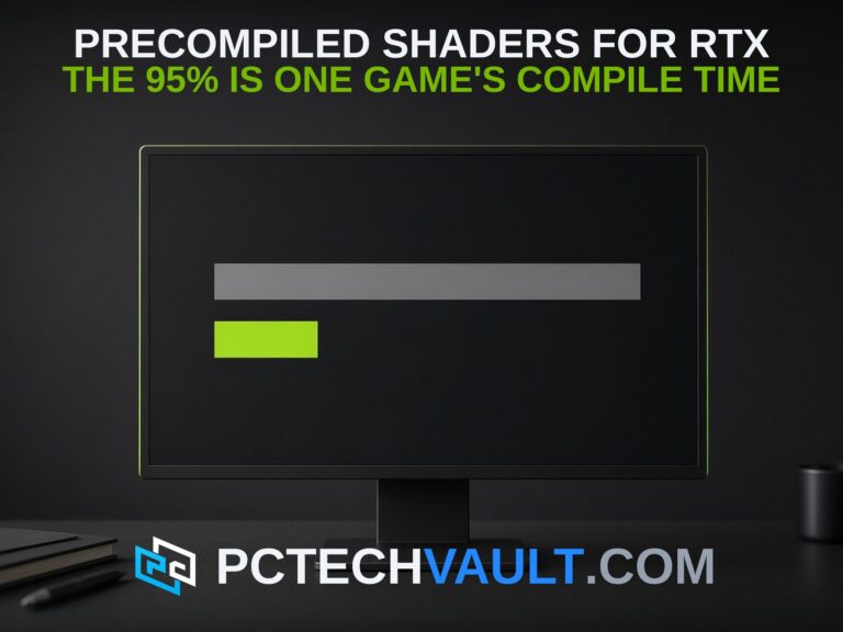 Precompiled shaders for RTX: the 95% is one game's compile time