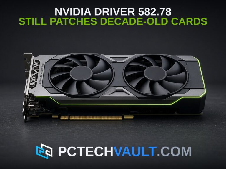 Nvidia Driver 582.78: Still Patches Decade-Old Cards