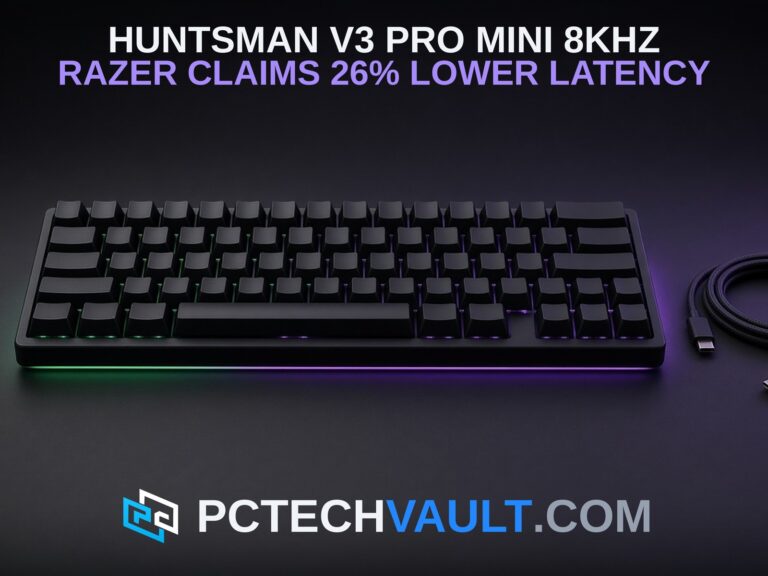 Huntsman V3 Pro Mini 8khz: Razer Claims 26% Lower Latency