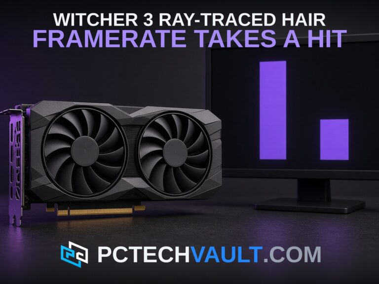 Witcher 3 Ray-Traced Hair: Framerate Takes A Hit
